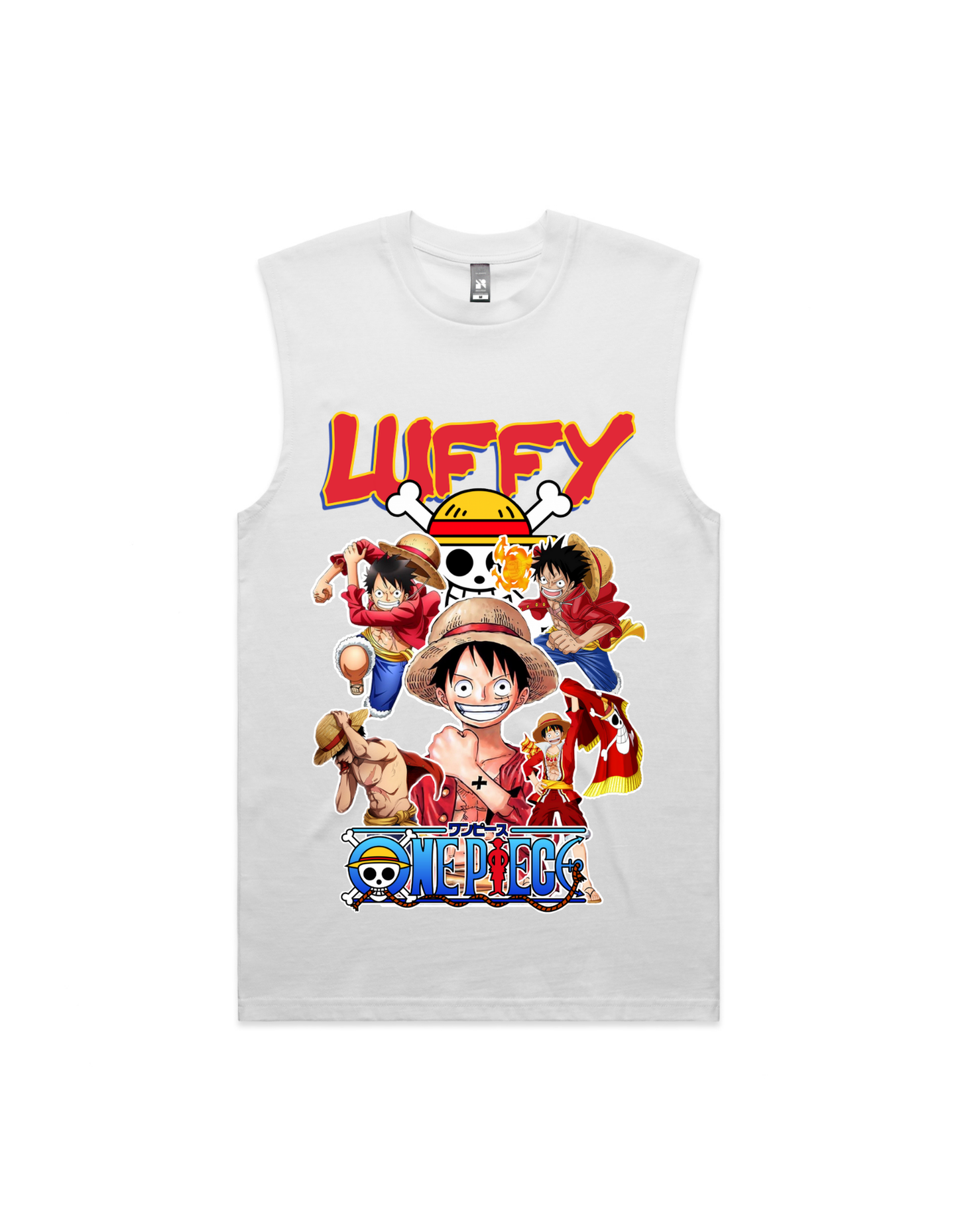 Japanese Anime Luffy Mens Tank Top