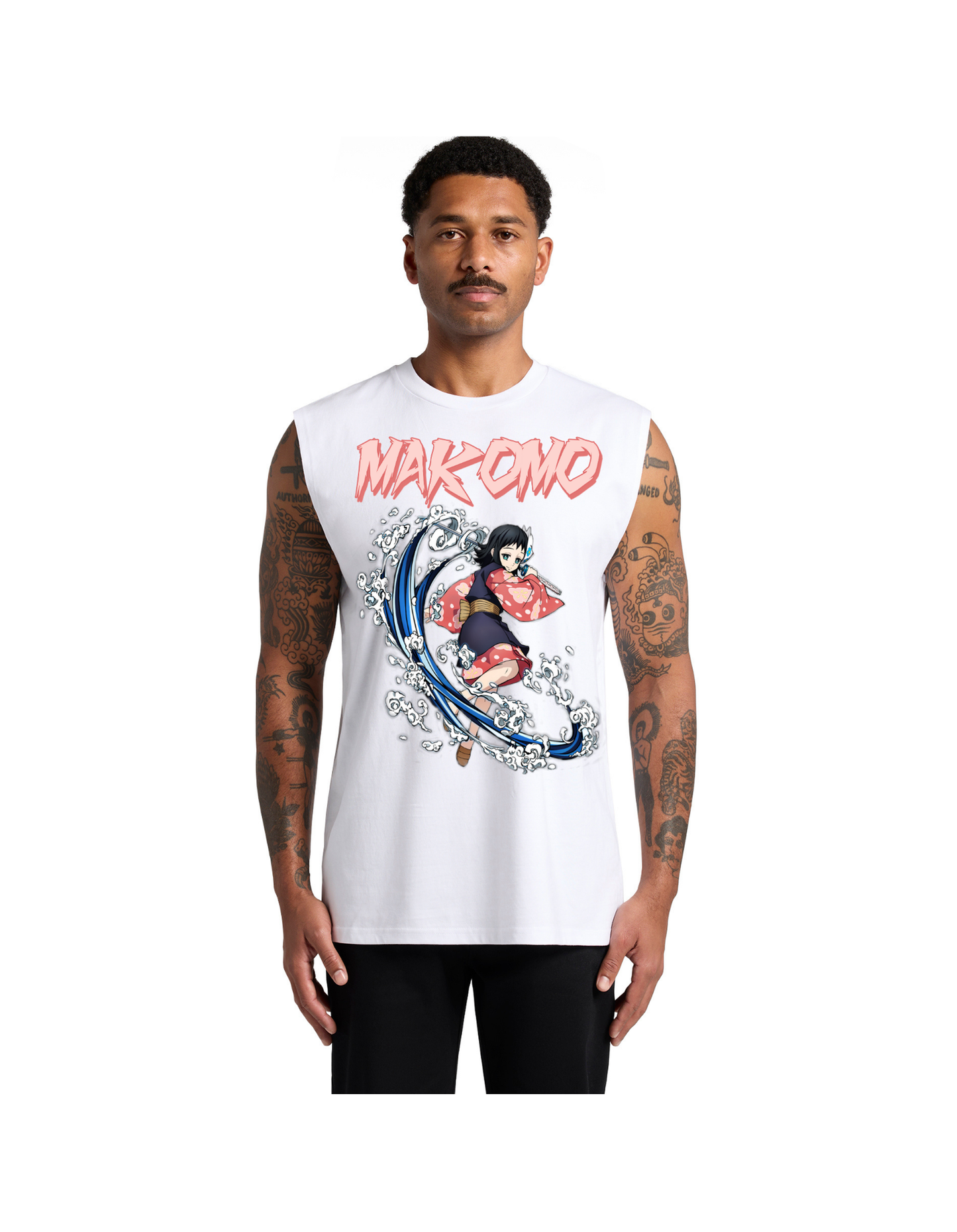 Japanese Anime Makomo Mens Tank Top