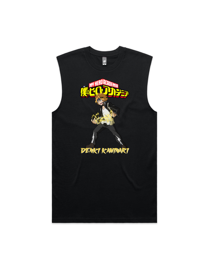 Japanese Anime Hero Denki Mens Tank Top