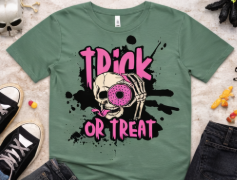 Trick or Treat Adult T-shirt