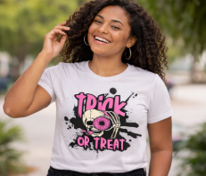 Trick or Treat Adult T-shirt