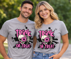 Trick or Treat Adult T-shirt