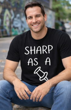 Mens Sharp As A Tac Tee Shirt