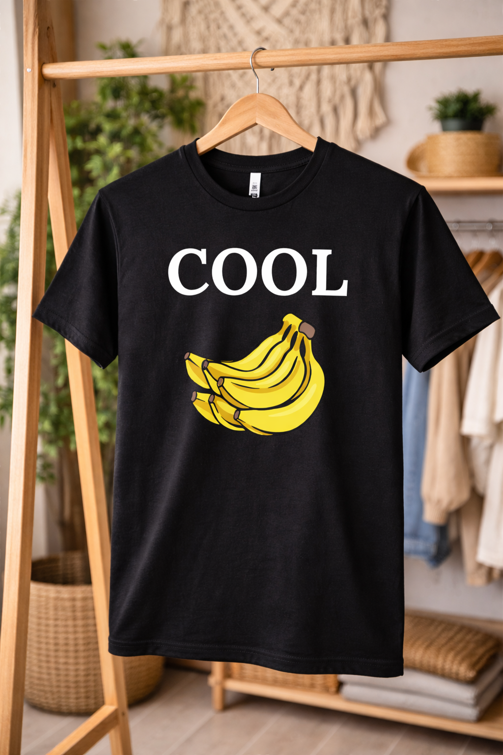 Cool Bananas Men’s Graphic T-Shirt | Funny Banana Tee | Casual Humour Shirt for Him